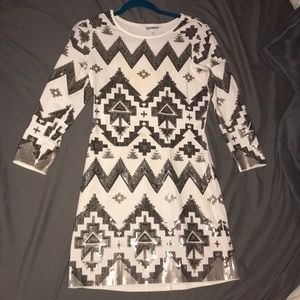 Express sequin dress